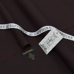 Sapphire Chocolate Brown  Wash & Wear Men’s Suit –premium Wrinkle-Free Summer Fabric