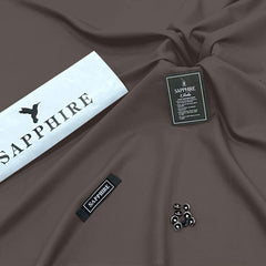 Four seasons summer soft wash n wear unstitched -Dark Gray