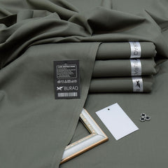 Men's winter unstitched fabric Grace by Buraq-Mid Gray