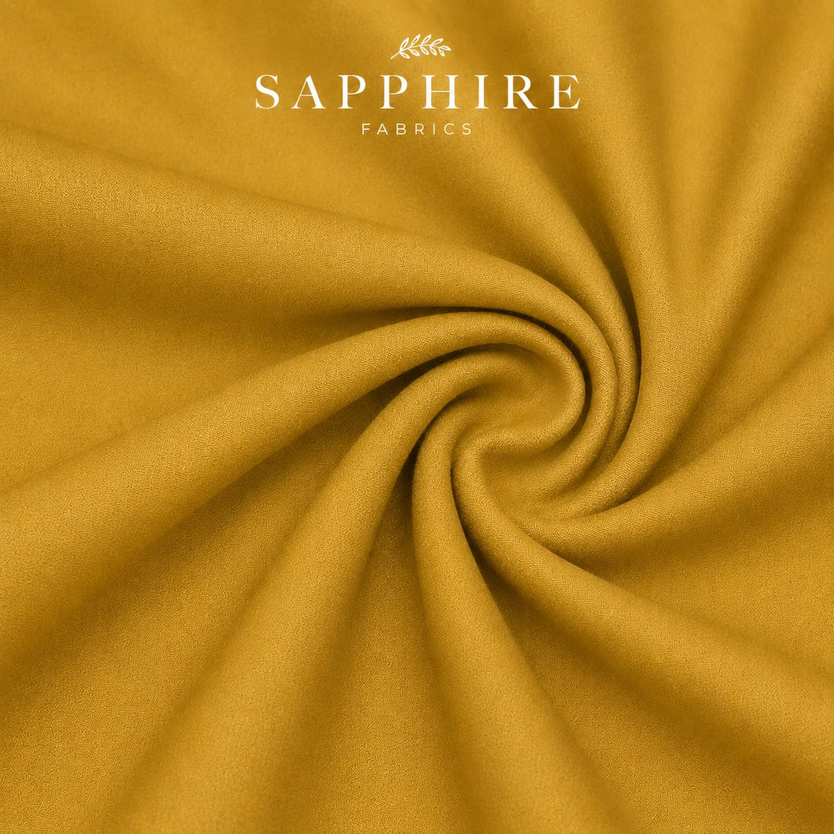 Sapphire Mustard Fabron Wash & Wear 80×80 Summer Fabric for Men – Premium Soft Lightweight Unstitched Suit | Wrinkle Resistant