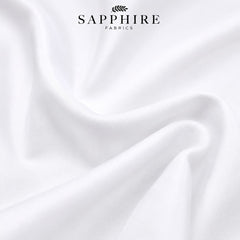 Sapphire Off White Fabron Wash & Wear 80×80 Summer Fabric for Men – Premium Soft Lightweight Unstitched Suit | Wrinkle Resistant