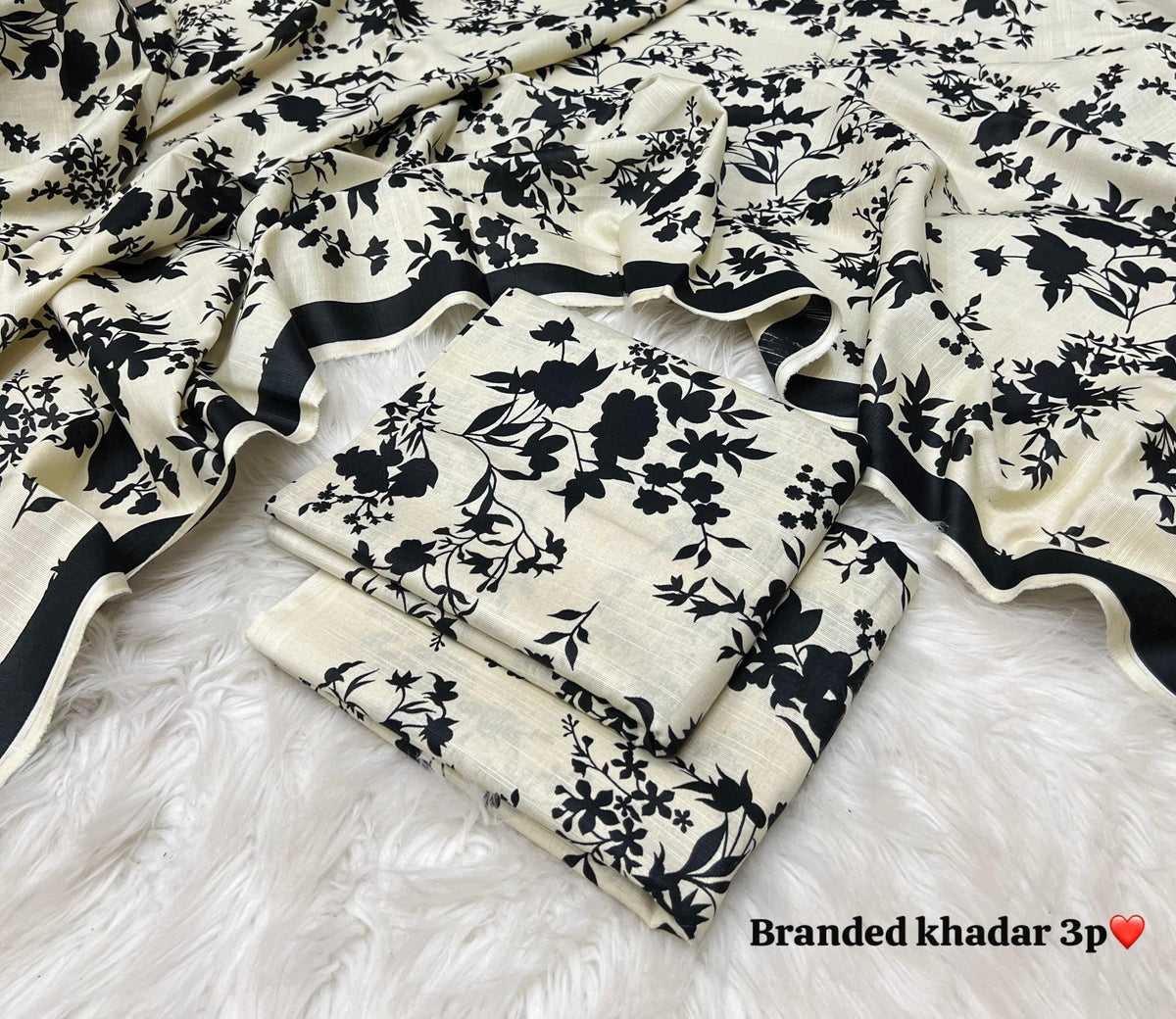 3 Piece khadar Baroque brand  Ladies Suit - vol 3