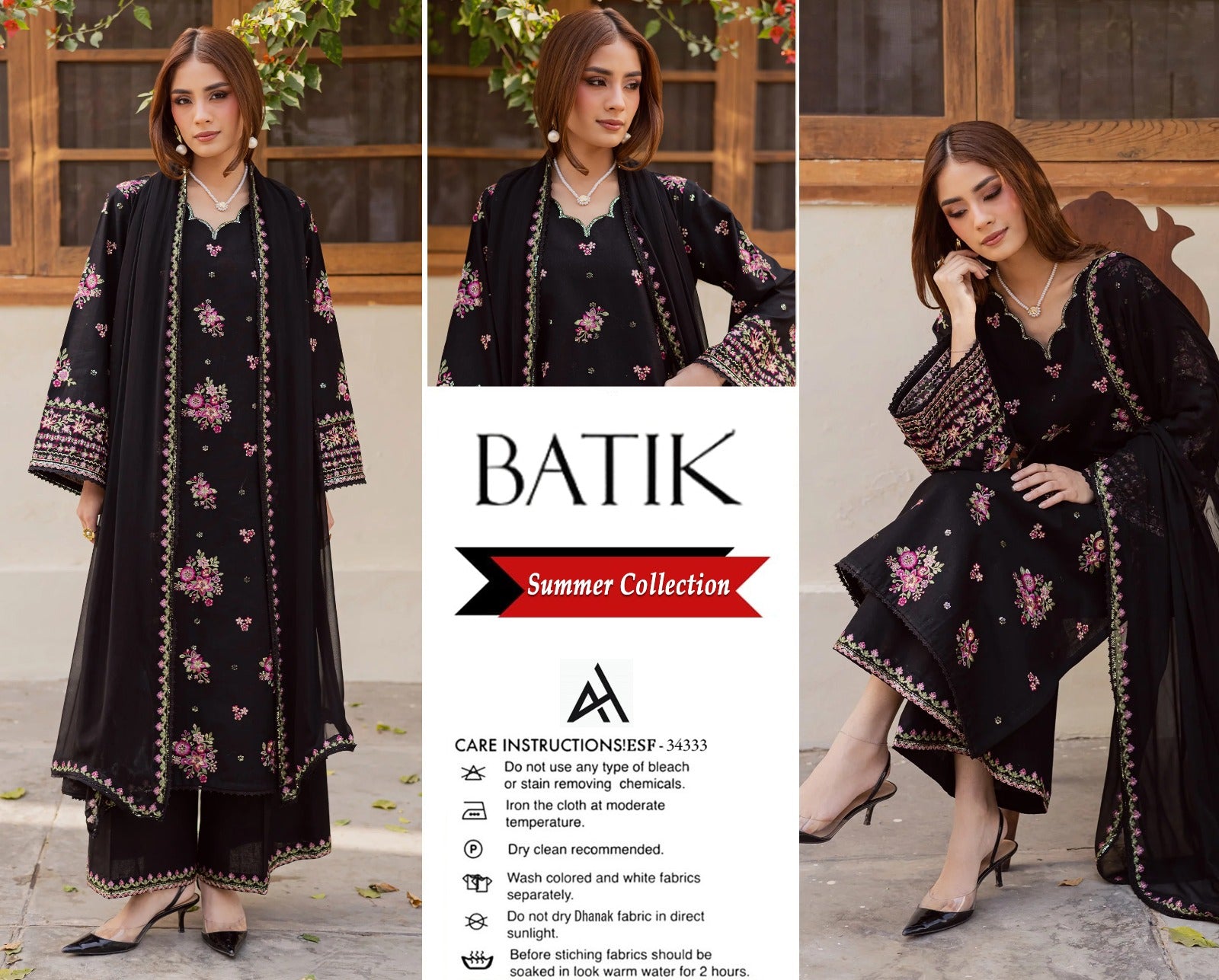Premium Airjet Lawn 3PC Embroidered Collection L007