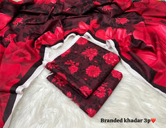 3 Piece khadar Baroque brand  Ladies Suit - vol 11
