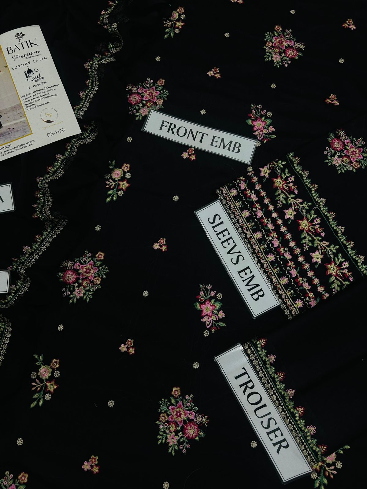 Premium Airjet Lawn 3PC Embroidered Collection L007