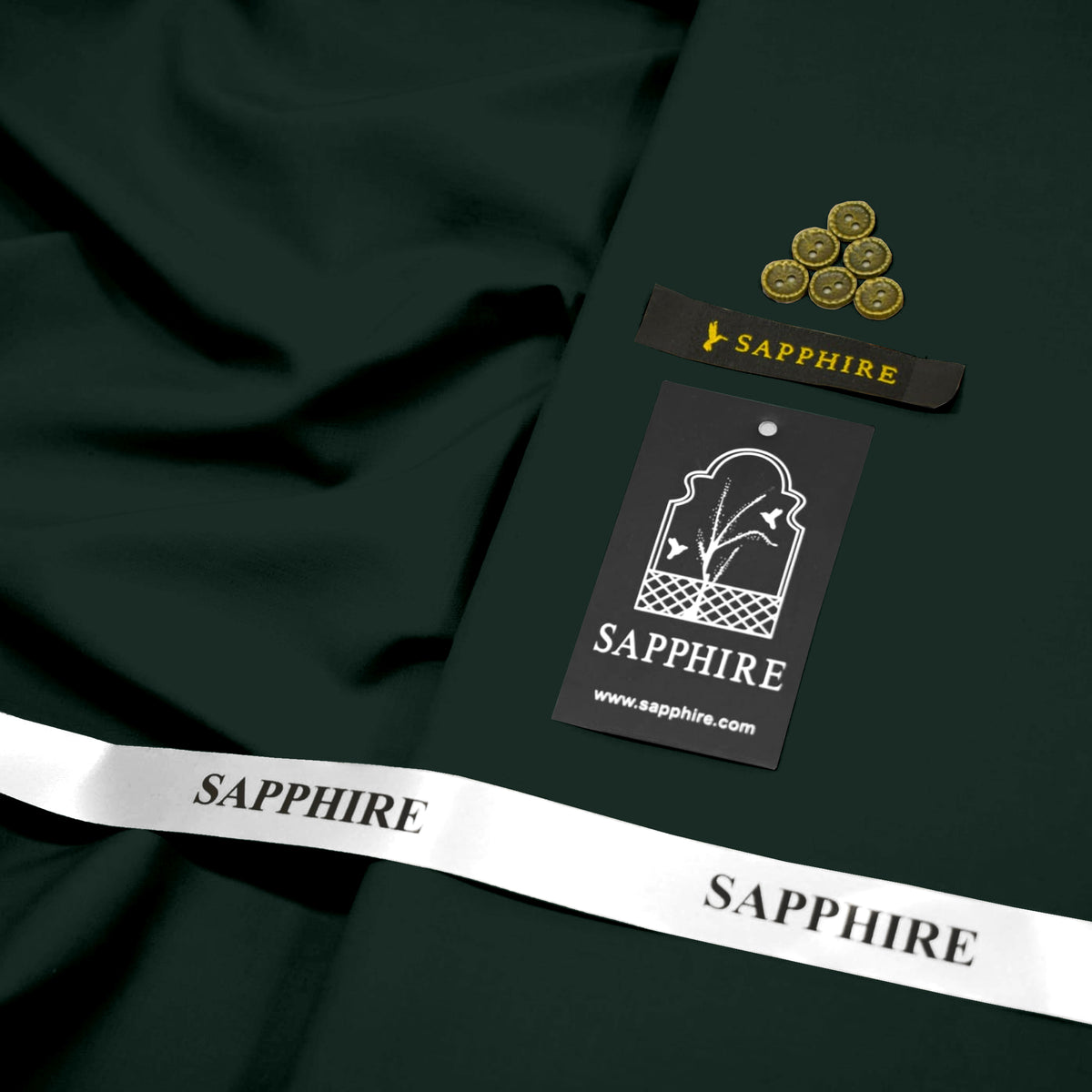 Four seasons wash n wear unstitched - Green
