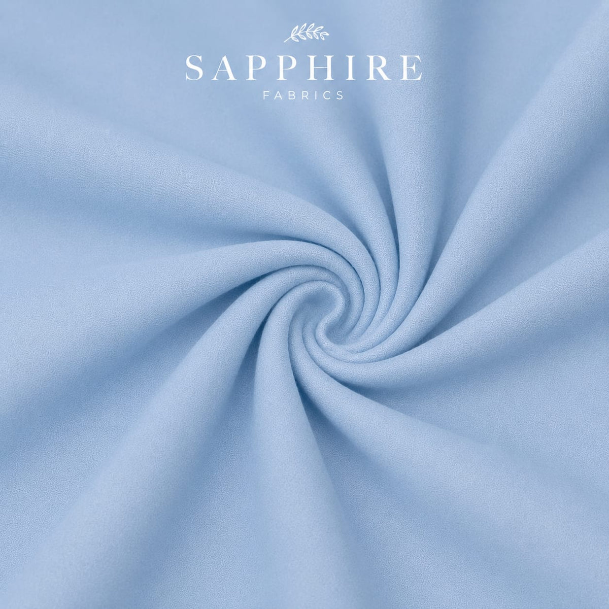 Sapphire Sky Blue Fabron Wash & Wear 80×80 Summer Fabric for Men – Premium Soft Lightweight Unstitched Suit | Wrinkle Resistant
