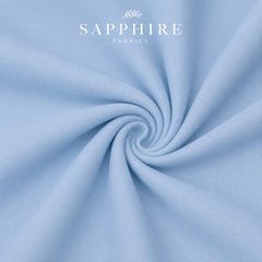 Sapphire Sky Blue Fabron Wash & Wear 80×80 Summer Fabric for Men – Premium Soft Lightweight Unstitched Suit | Wrinkle Resistant